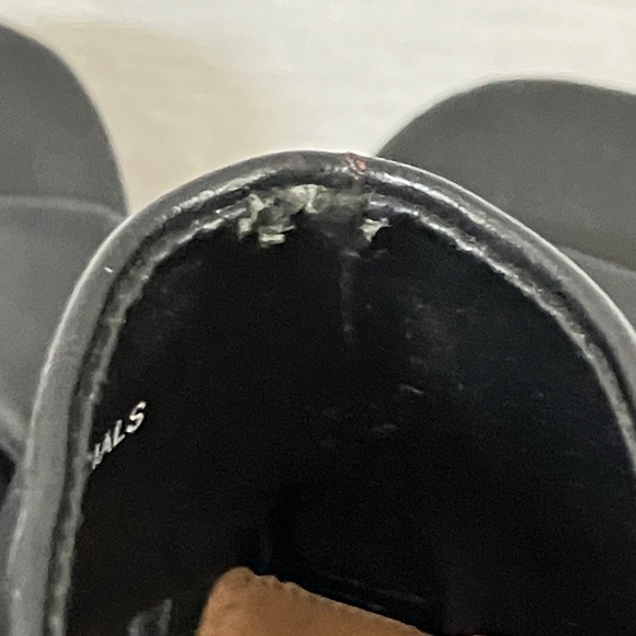 MIA 8 1/2 Black and Brown Platform Heels vegan - Picture 14 of 16